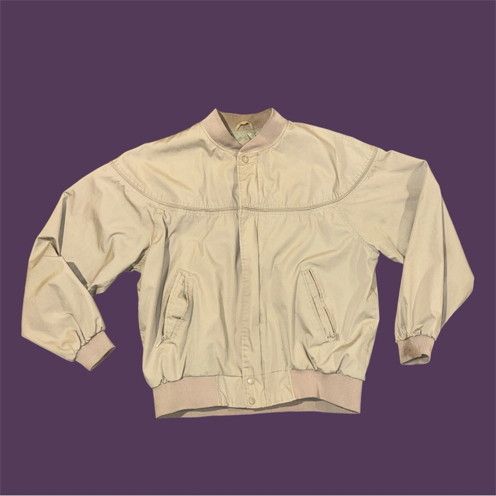 Vintage Tan  Knightsbridge Lightweight Jacket / Bomber Jacket